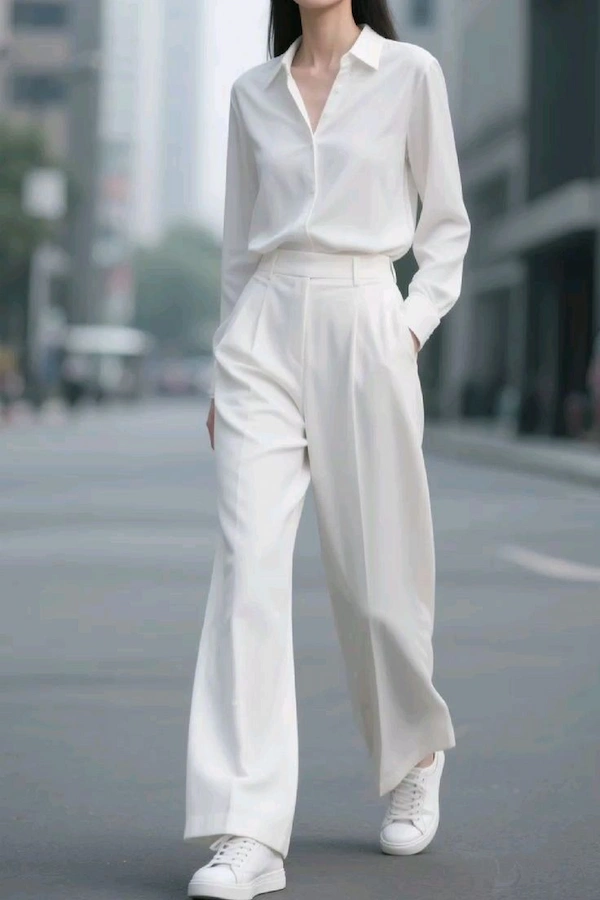 All White Outfit