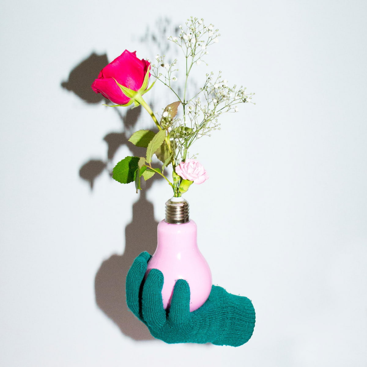 Vas Bunga dari Botol atau Bohlam