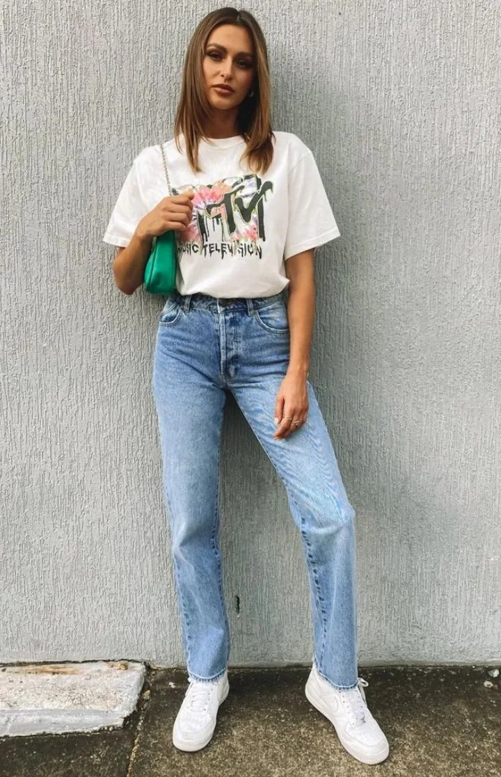 Jeans dan Printer T-shirt