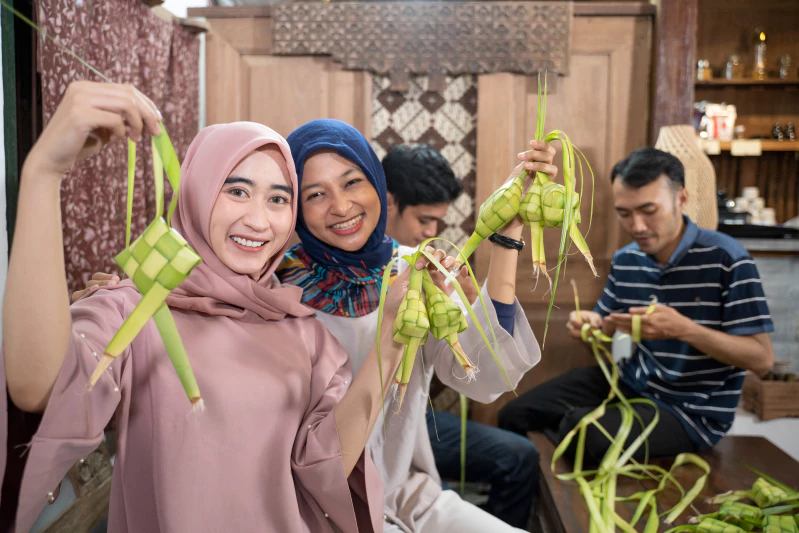 cara membuat ketupat lebaran