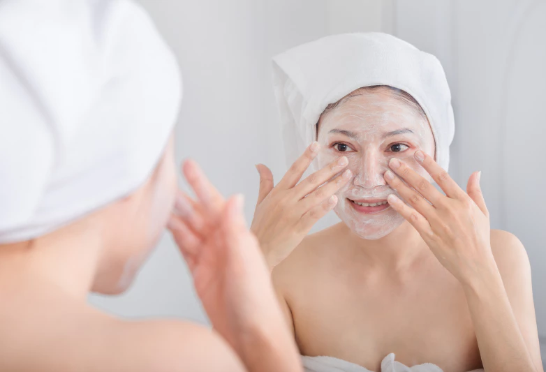 eksfoliasi wajah alami