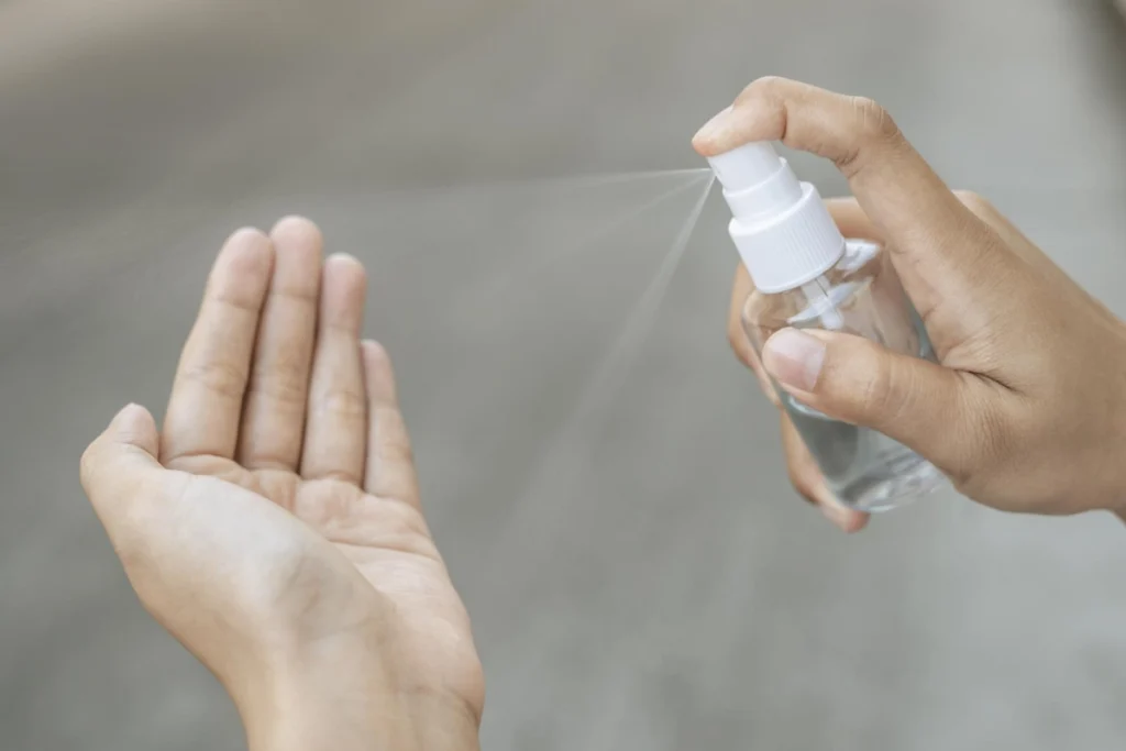 hand sanitizer spray