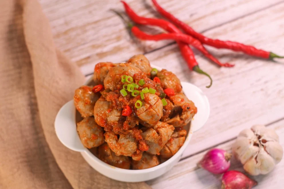 resep bakso mercon simple